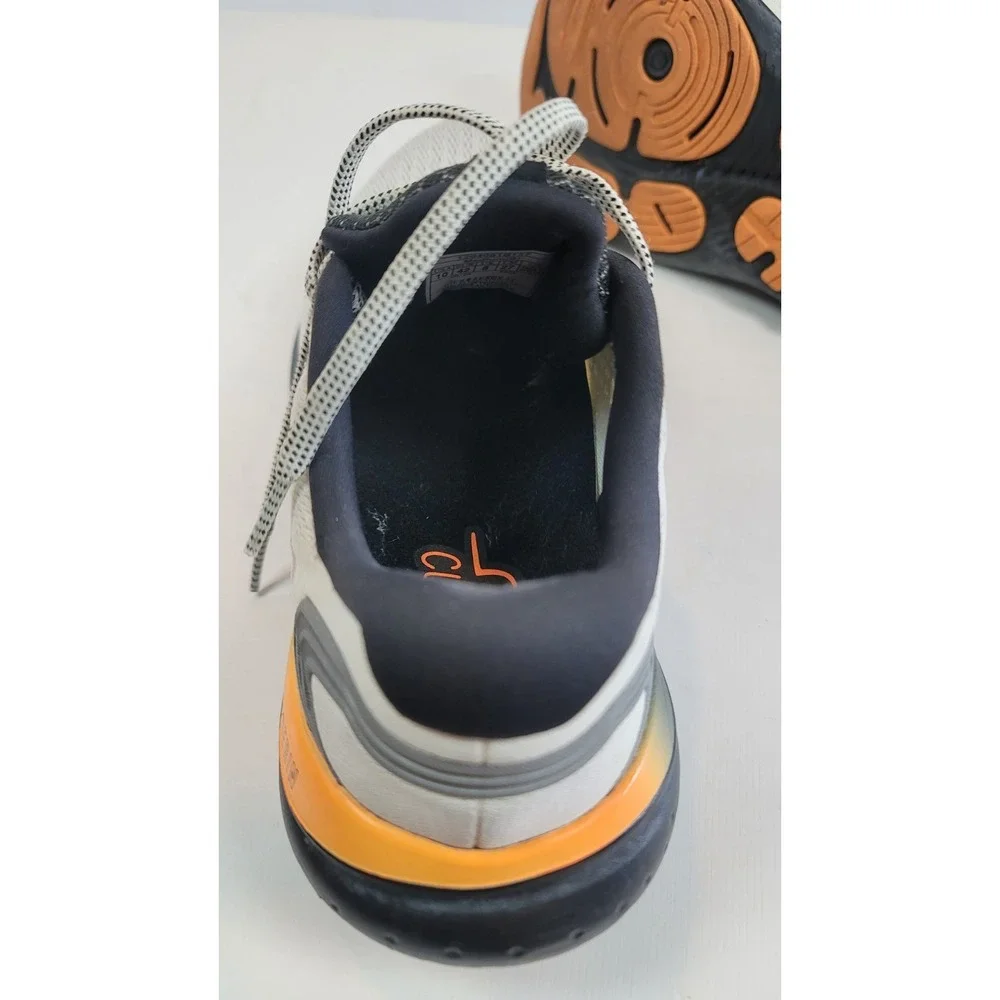 Brooks Glycerin 21 Mens Sz 10 Ecru Orange Black Mesh Athletic Running Sneakers